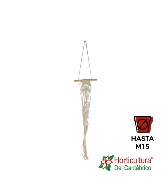 Soporte macrame para colgar