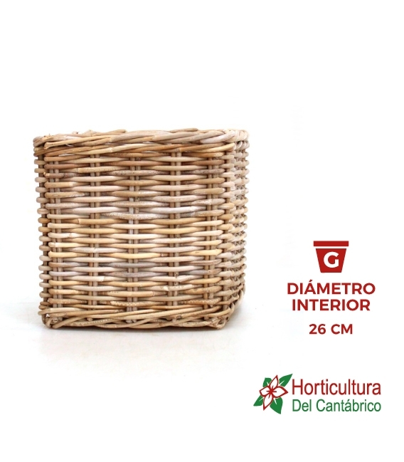 Cesta cuadrada