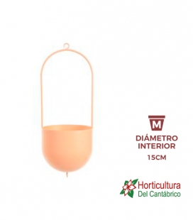 COLGADOR METAL 42CM ROSA