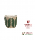 CESTO TRENZADO VERDE M28