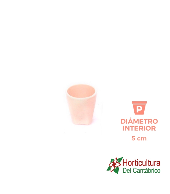 Mini cubre macetas de cerámica blanca