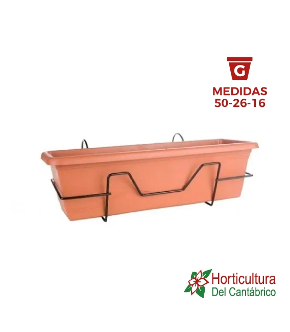 JARDINERA TERRACOTA 50*26*16
