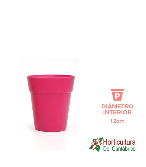 MACETA CAPRI ORQ 12.5 ROSA