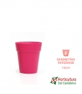 MACETA CAPRI ORQ 12.5 ROSA