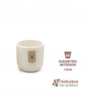 MACETA ATLAS 20 CREMA